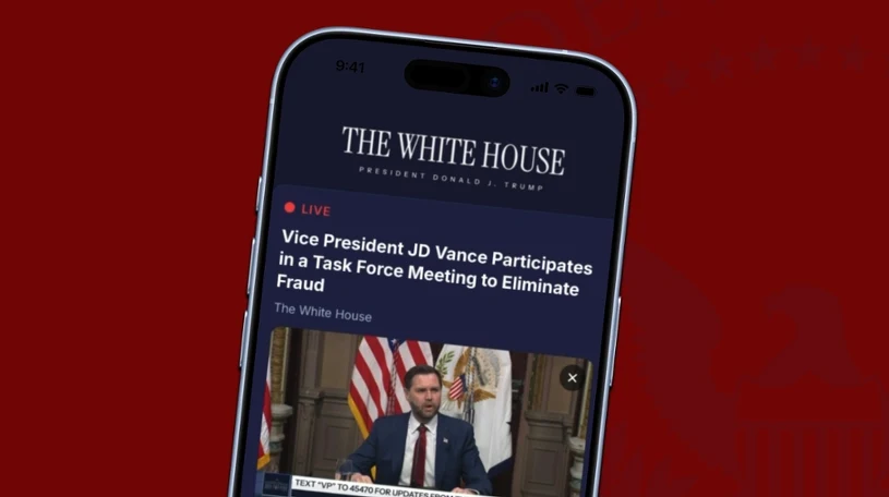Biały Dom z oficjalną aplikacją. "Wyślij SMS do prezydenta Trumpa"