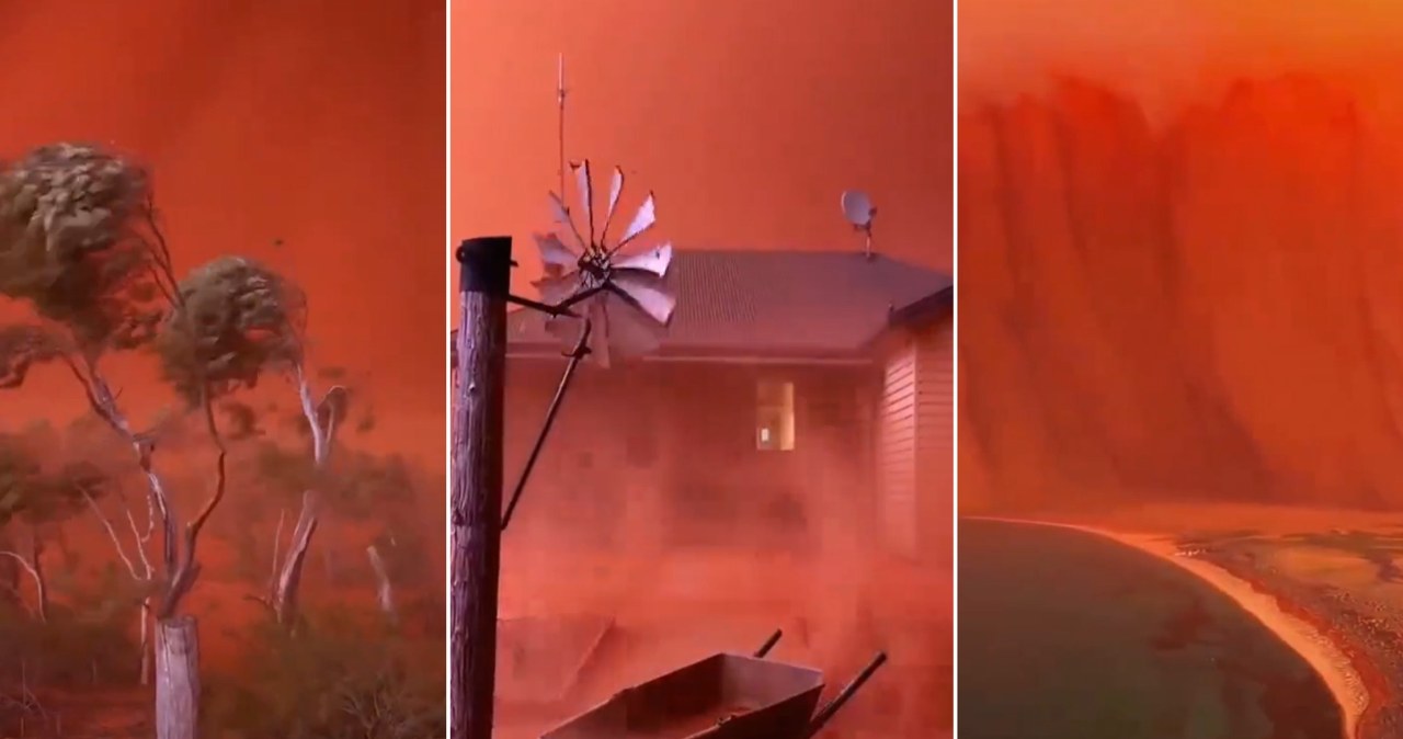 Niezwykły spektakl na Antypodach. "To bardzo czerwona część kraju"