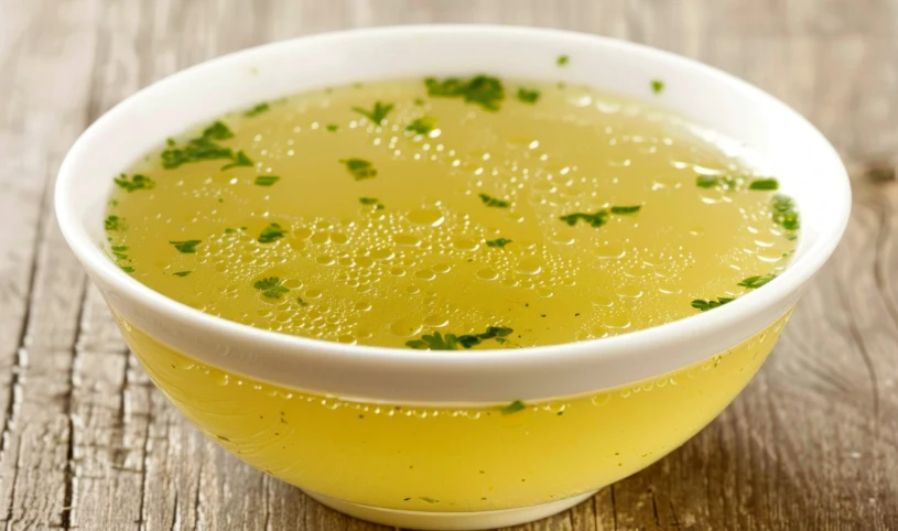 Prosty bulion z czosnku. Pomaga przy wiosennym przesileniu, dodaje energii