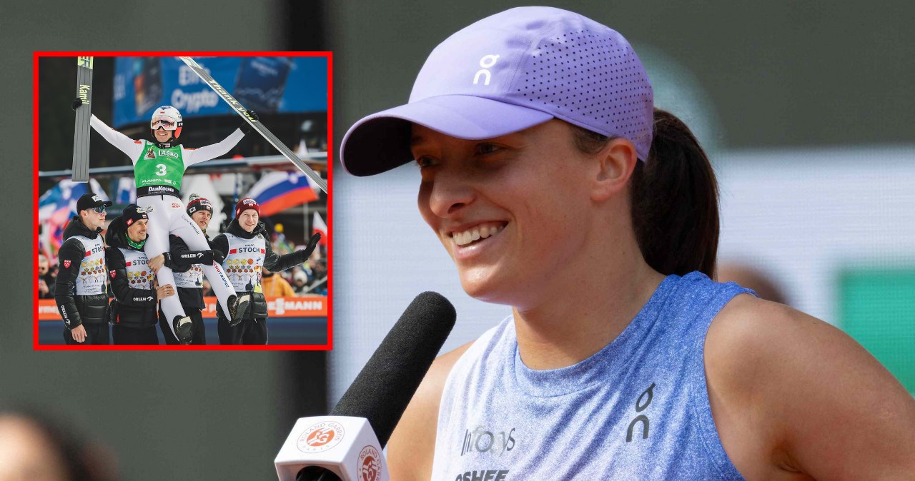 Tak Iga Świątek podsumowała Kamila Stocha. Kolejna lurka dla skoczka