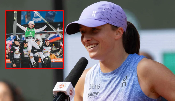 Tak Iga Świątek podsumowała Kamila Stocha. Kolejna lurka dla skoczka