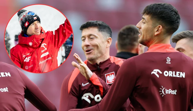 Godziny do meczu Polski, a tu takie sceny na zgrupowaniu. W tle Kamil Stoch