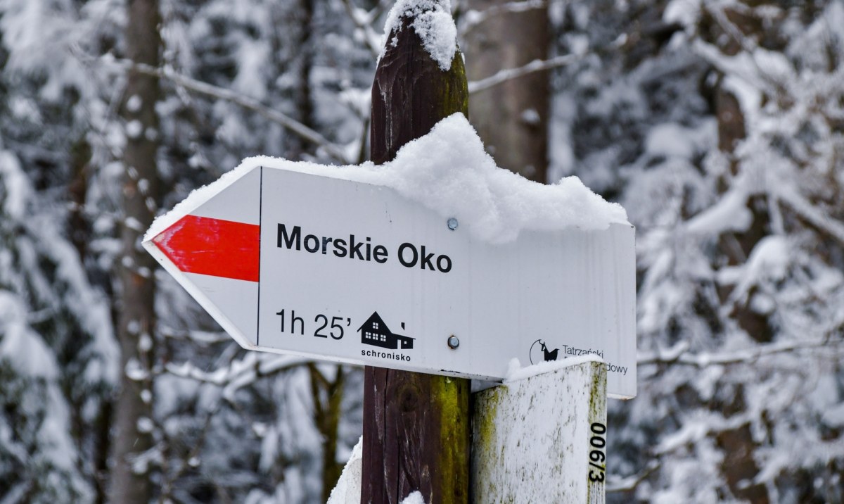 Zima wróciła w Tatry. Nie dojdziemy nad Morskie Oko, szlak zamknięty