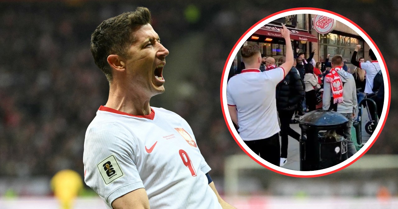 "Awans jest nasz". Polacy już "świętują" w Sztokholmie. Niesie się krzyk