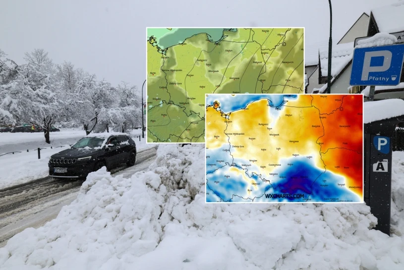 Peter nie wszędzie poprawi pogodę. Utrzymuje się śnieżna enklawa