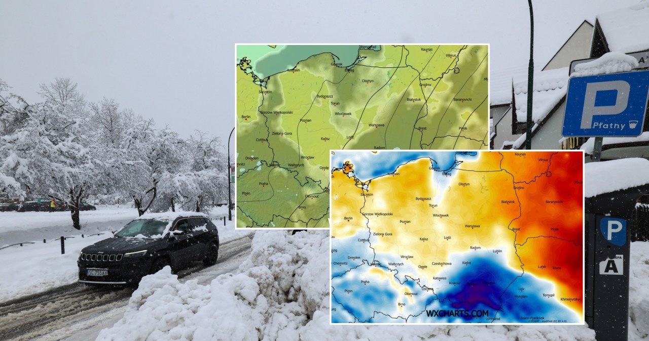 Peter nie wszędzie poprawi pogodę. Utrzymuje się śnieżna enklawa