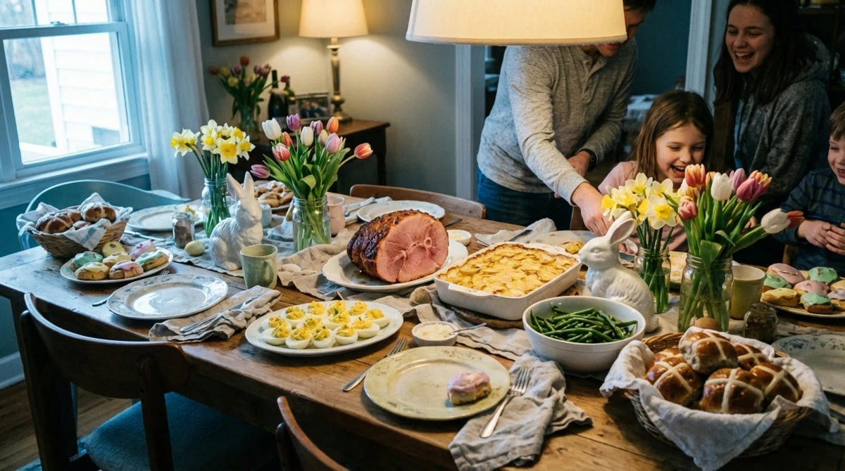 "Wielkanocna etykieta" nie powinna być czymś, co nas paraliżuje. To nie powinno być coś sztywnego i związanego z ograniczeniem. Wręcz przeciwnie! Zasady mają nam pozwolić na to, aby świąteczne spotkania minęły w jak najlepszej atmosferze, bez niepotrzebnych kłótni - zgodnie wskazywały w Radiu RMF24 dr Irena Kamińska-Radomska, założycielka firmy szkoleniowej The Protocol School of Poland, oraz ekspertka do spraw etykiety Dominika Grodowska. Błędy przy wielkanocnym stole popełniamy najczęściej, gdy górę biorą nerwy - i kiedy powiemy o kilka słów za dużo. Jak uniknąć nieprzyjemnych sytuacji i o czym warto pamiętać?