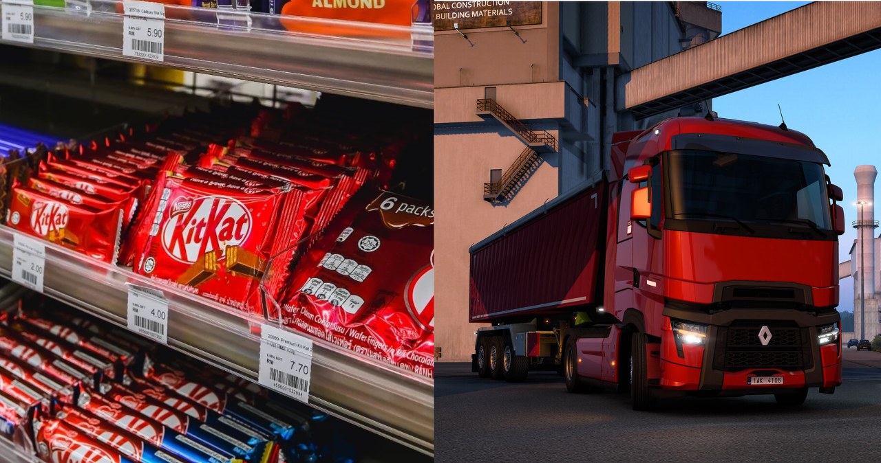 Tony KitKatów zniknęły. Twórcy ETS2 dodają specjalne zlecenie