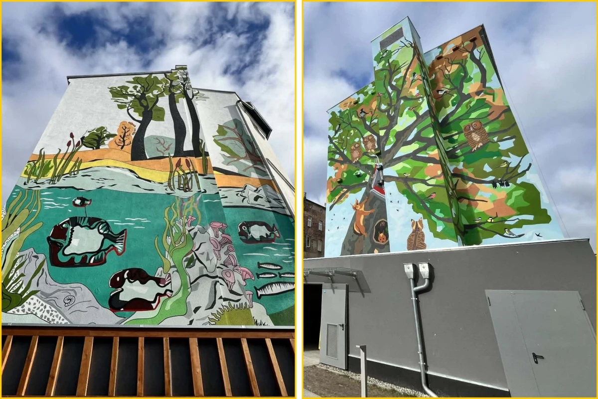 Szczecin zyskał trzy nowe, wielkoformatowe murale. Stworzono je na ścianach budynków w Kwartale 36 w centrum miasta. 
