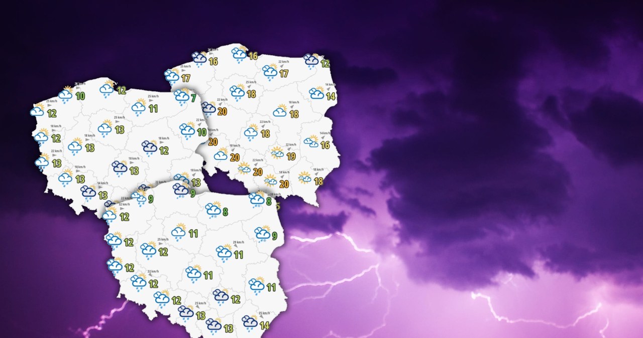 Burze i apogeum ciepła w jednym regionie. Wielkanoc pełna niespodzianek