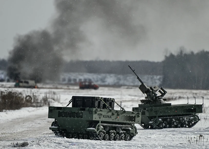 Linia frontu "jak w 'Terminatorze'". "Tak wygląda współczesna wojna"