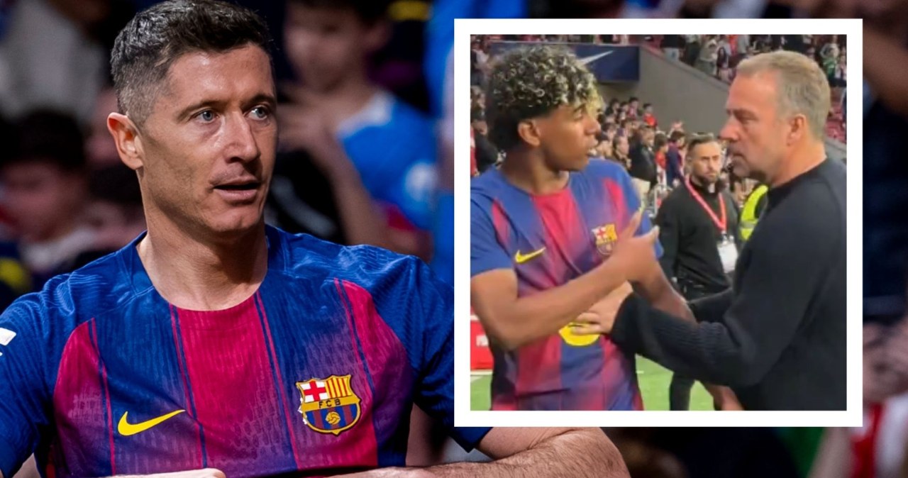 Yamal nie cieszył się z gola Lewandowskiego. Wrze po zachowaniu 18-latka