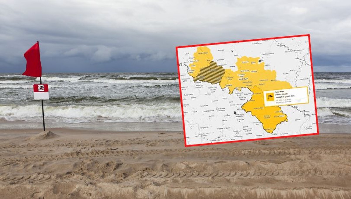 Silny wiatr nad Polską. Ostrzeżenia IMGW dla 13 województw