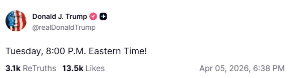 /Donald J. Trump, @realDonaldTrump / Truth Social /Zrzut ekranu