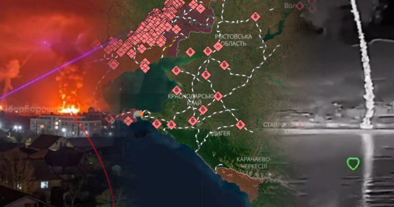 Ukraina uderzyła w najważniejszy rosyjski port. Uszkodzone rurociągi naftowe
