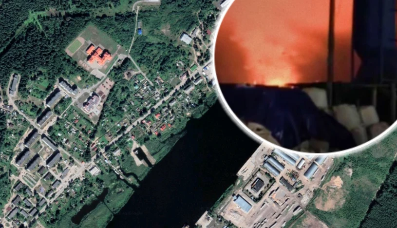 Rosyjski kompleks naftowy w ogniu. To najważniejszy terminal Putina