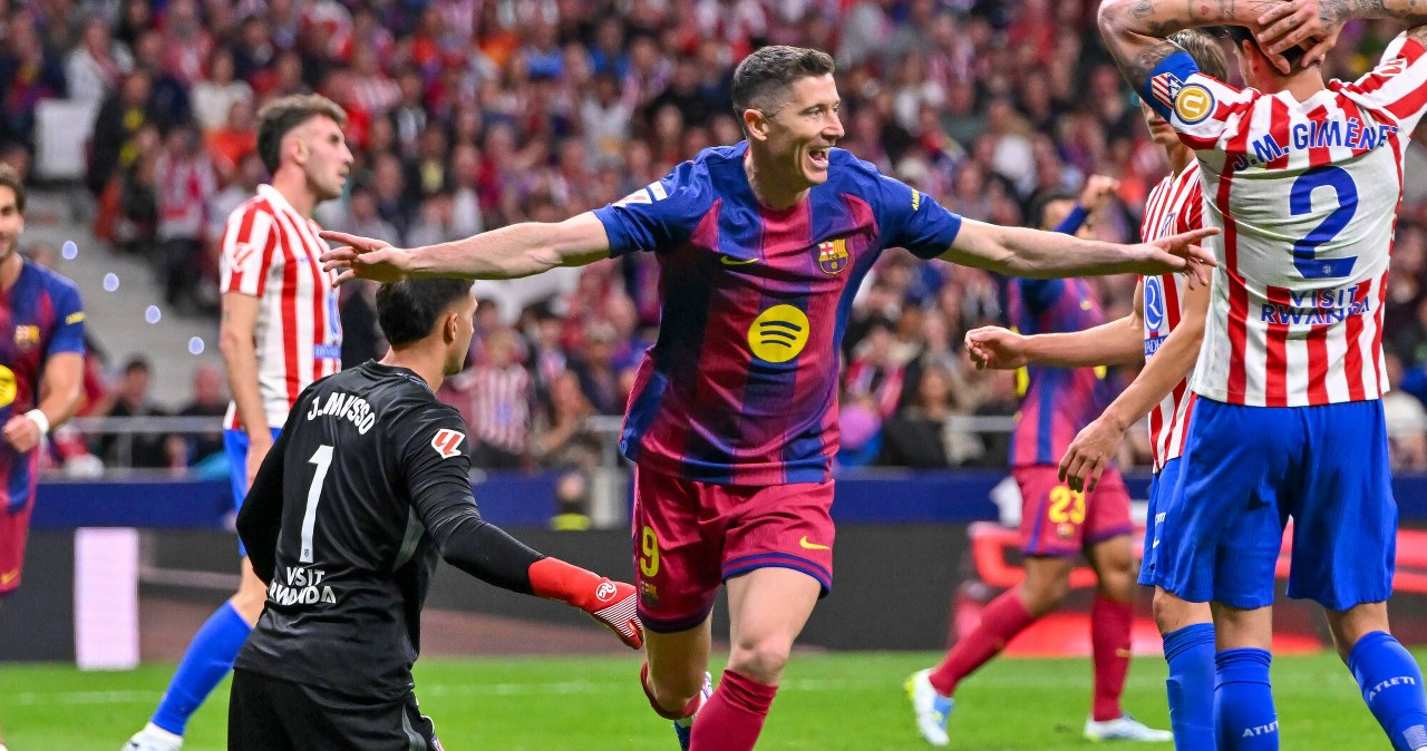 FC Barcelona - Atletico Madryt. Lewandowski znów "ustrzeli" Atletico?