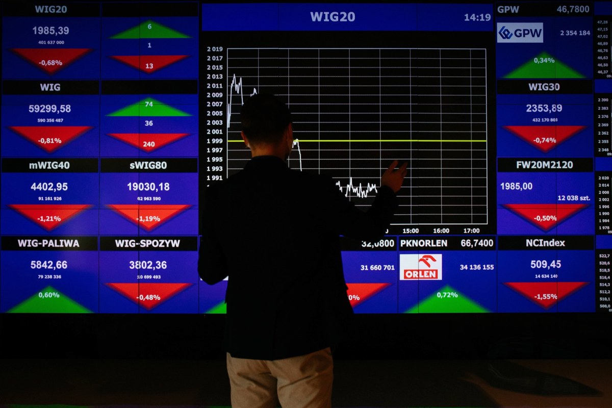 Orlen w dół, KGHM mocno do góry. Giełda zareagowała na zawieszenie broni