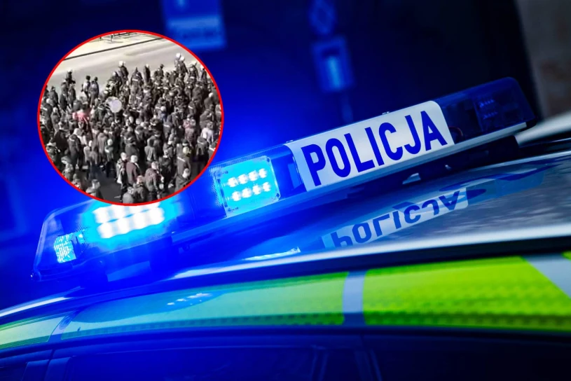 Szczyt komunikacyjny, a takie sceny w dużym polskim mieście. Historyczny dzień