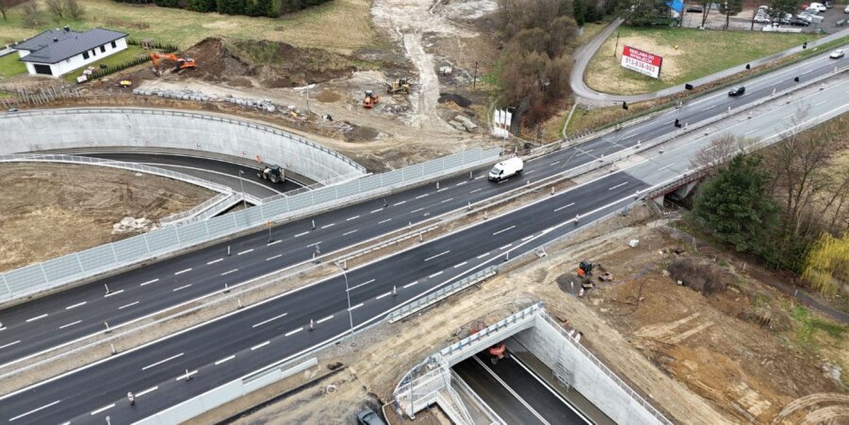 Zmiany na zakopiance - nowy węzeł i tunel. Mieszkańcy odetchnęli z ulgą