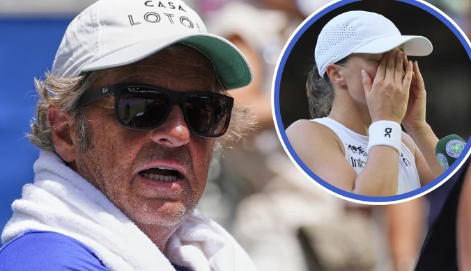 Gromy w stronę trenera Świątek. Uciekł tylnymi drzwiami. "Okropne"