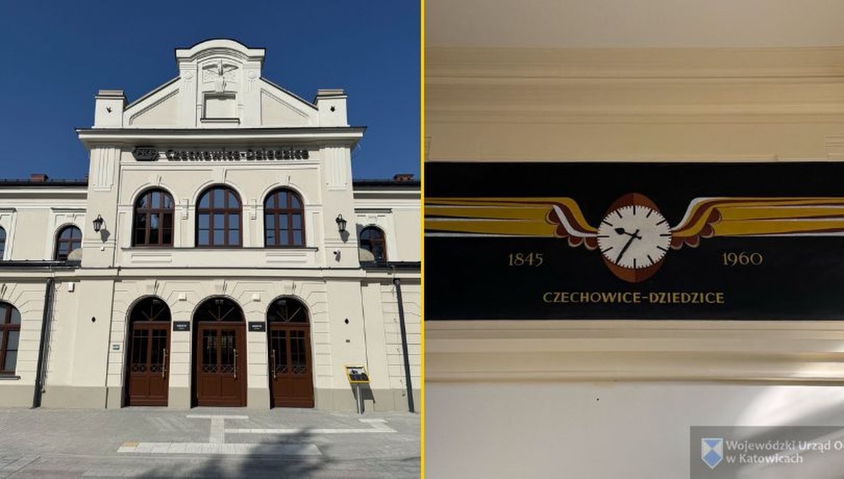 Zabytkowy dworzec w Czechowicach-Dziedzicach ponownie otwarty