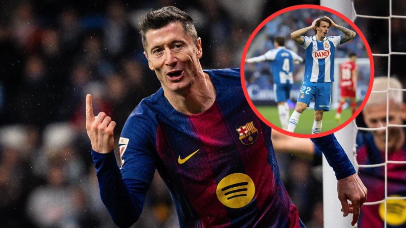 Lewandowski katem Espanyolu. Nokaut w 90. minucie rozpoczął ich koszmar