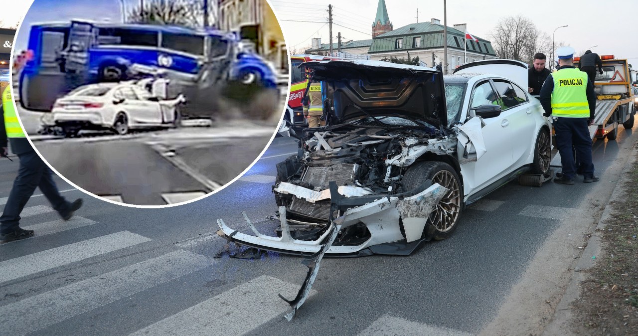 Wjechał w miejski autobus BMW za 850 tys. zł. Grozi mu 8 lat więzienia