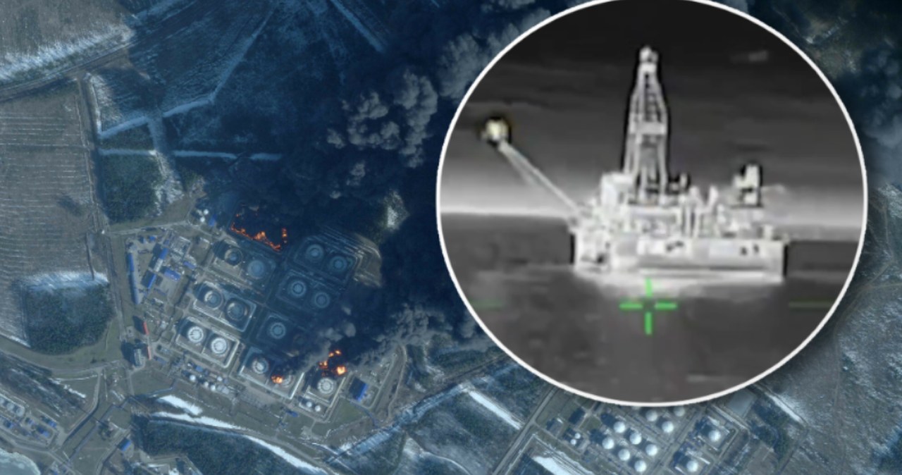 Celny cios w infrastrukturę Rosji. Trafiono obiekty daleko od linii frontu