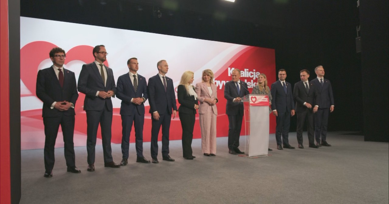 "Dziesiątka na wybory" Koalicji Obywatelskiej. Tusk podał nazwiska