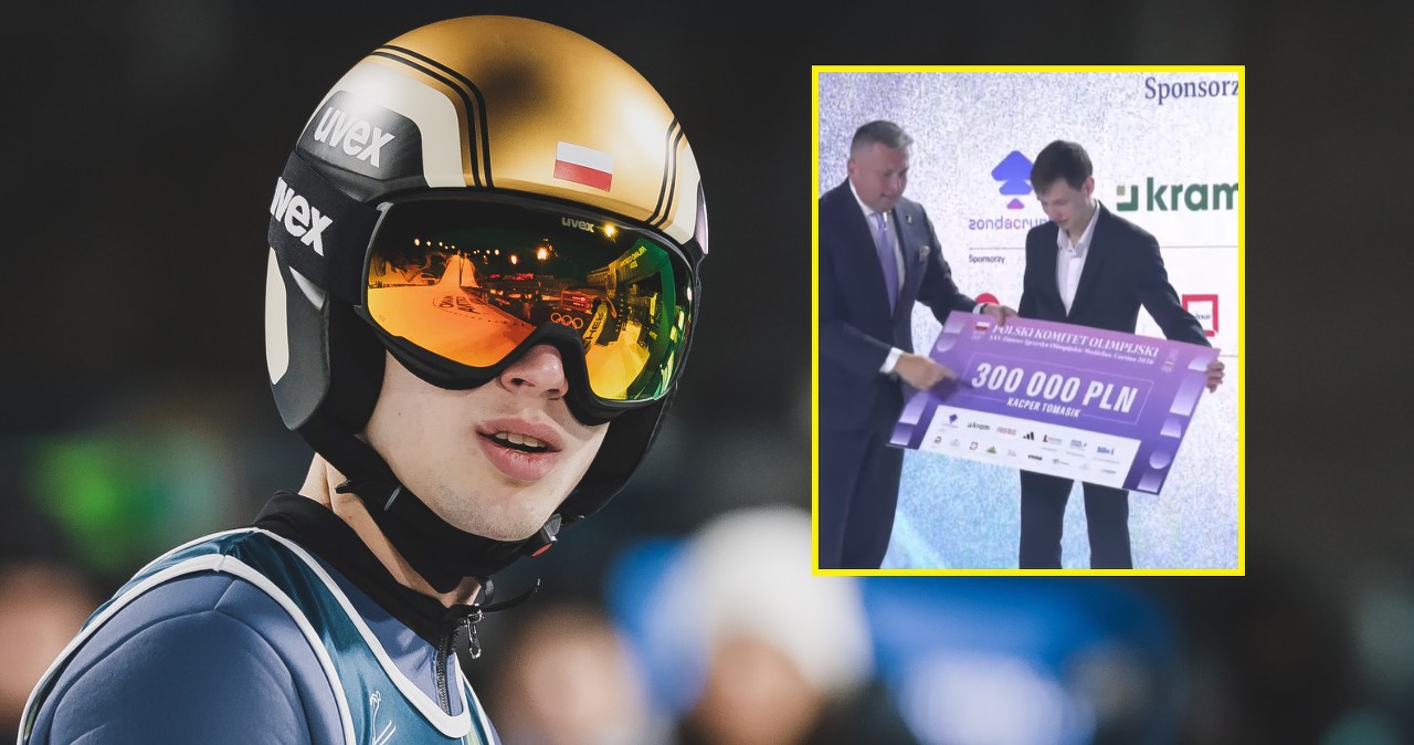 Tomasiak pierwszy raz publicznie po upadku. Od razu wpadka. Miliony w tle