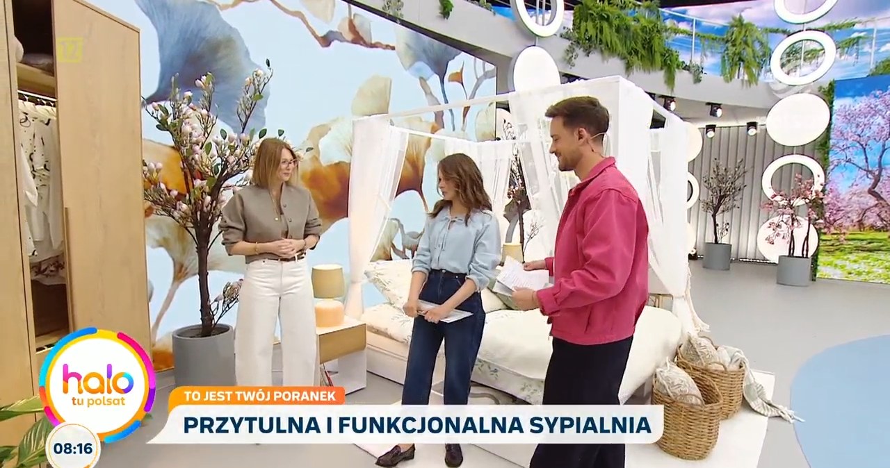halo tu polsat - sypialnia jako garderoba i biuro