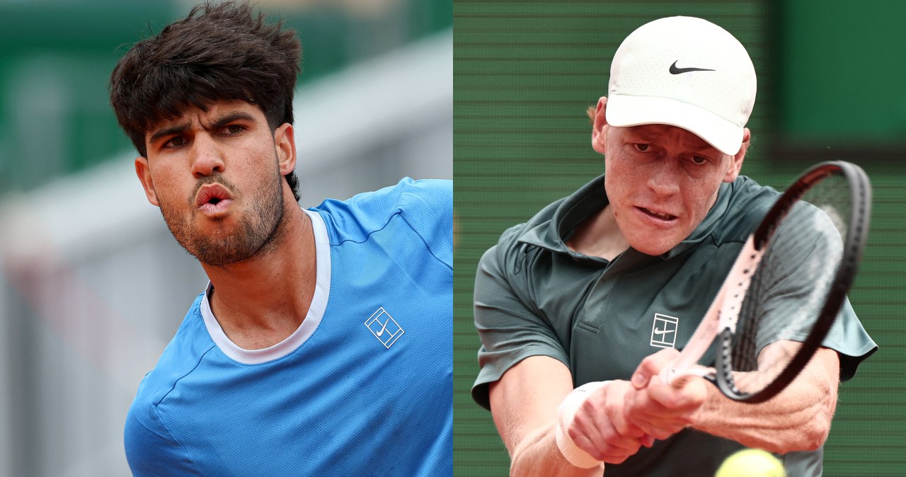 Ponad dwie godziny finału Alcaraz - Sinner. Znamy mistrza ATP Monte Carlo