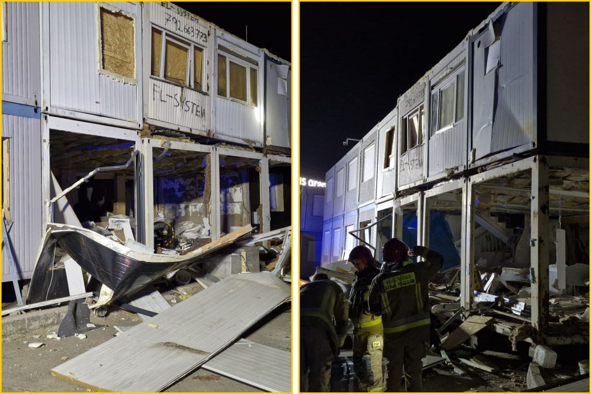 Nocny wybuch w hotelu pracowniczym. Zniszczenia są poważne