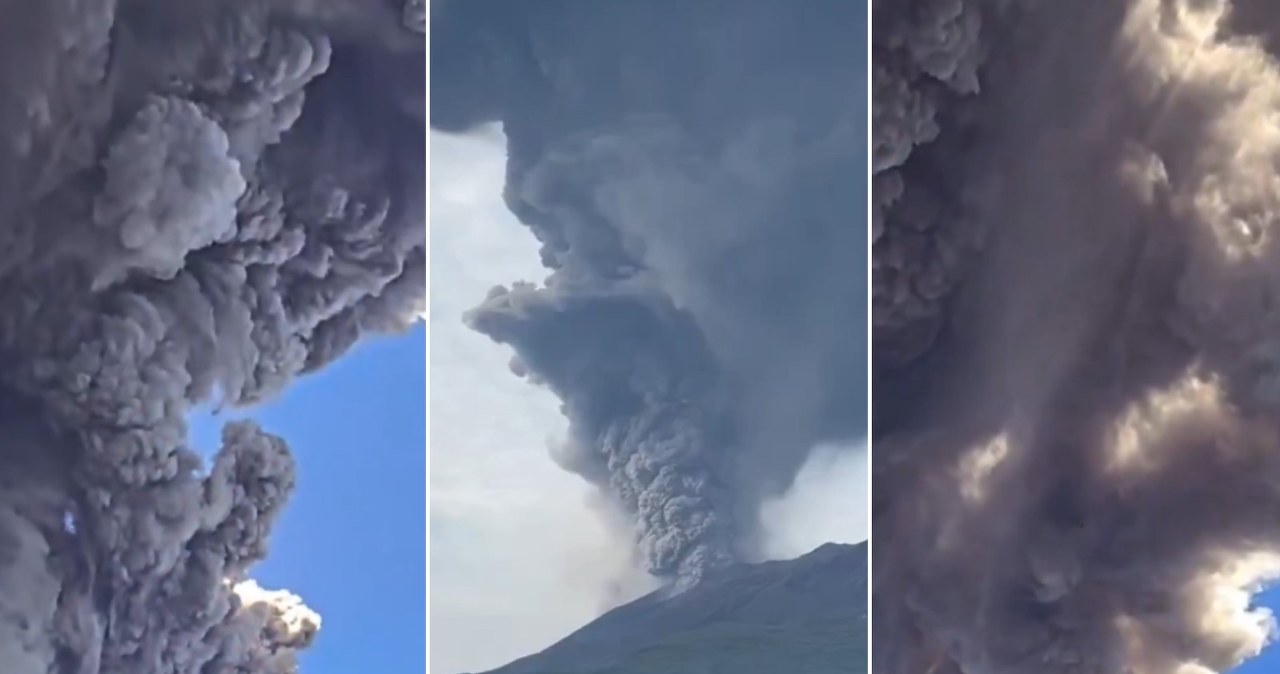 Koniec spokoju w Kagoshimie. Przebudził się potężny wulkan