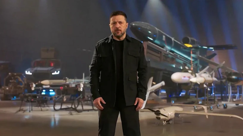 Prezydent Ukrainy ujawnił najnowszą broń. Całkowicie zaskoczył Rosję