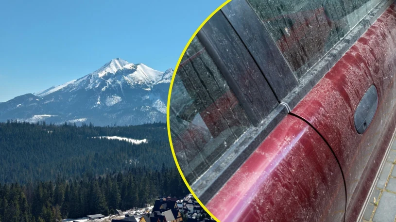 Zmętnienie nieba i pył nad Tatrami. "Powietrze jest zapylone drobinkami"