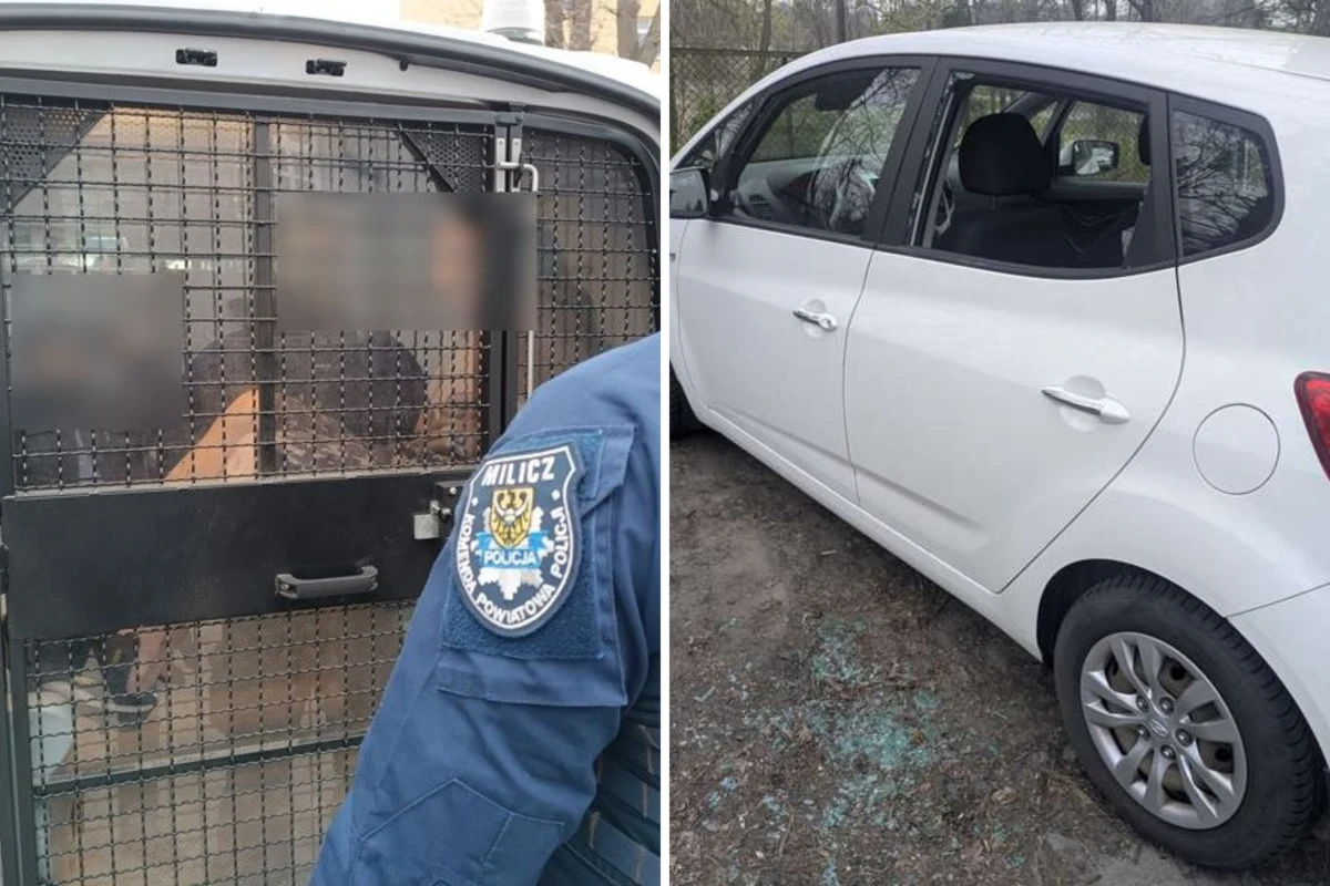 Do sądu trafi sprawa 27-letniego wandala, który uszkodził dwa auta zaparkowane przy stacji kolejowej w Miliczu na Dolnym Śląsku. Straty oszacowano na blisko 4 tysiące złotych.  