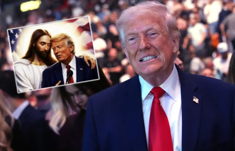 Trump nie odpuszcza, pokazał kolejną grafikę. "To całkiem ładne"