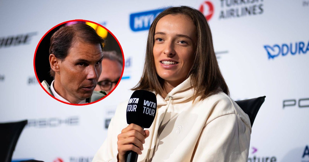 Świątek naprawdę to powiedziała o Nadalu. choćby się nie wahała