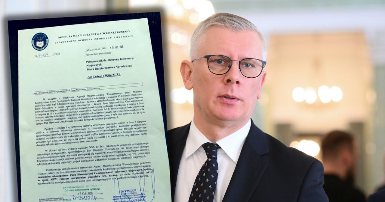 Sprawa Sławomira Cenckiewicza. ABW pisze o braku dostępu, BBN: Kuriozalne pismo Sprawa Sławomira Cenckiewicza. ABW pisze o braku dostępu, BBN: Kuriozalne pismo
