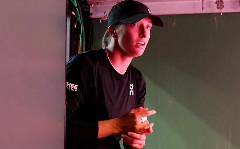 Sceny ze Świątek za kulisami tuż po wygranym meczu. Była w kompletnym szoku