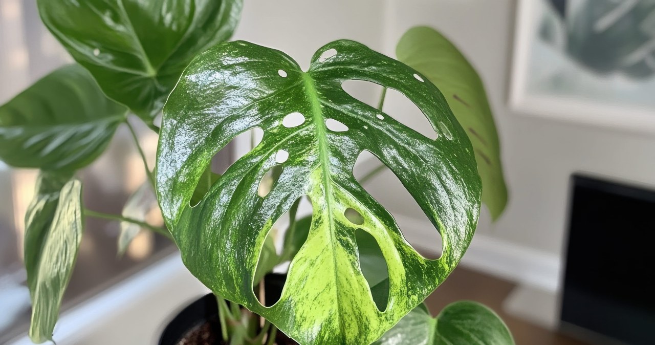 Monstera nie chce wypuszczać nowych liści? Włóż to do doniczki i obserwuj