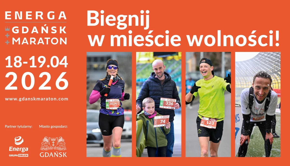 Już 19 kwietnia 2026 roku Gdańsk ponownie zamieni się w biegową stolicę Polski. Energa Gdańsk Maraton przyciągnie tysiące zawodników z całego kraju, oferując nie tylko sportowe emocje, ale też niezapomnianą podróż przez najbardziej malownicze zakątki miasta wolności. Zobacz, co czeka uczestników tegorocznej edycji!