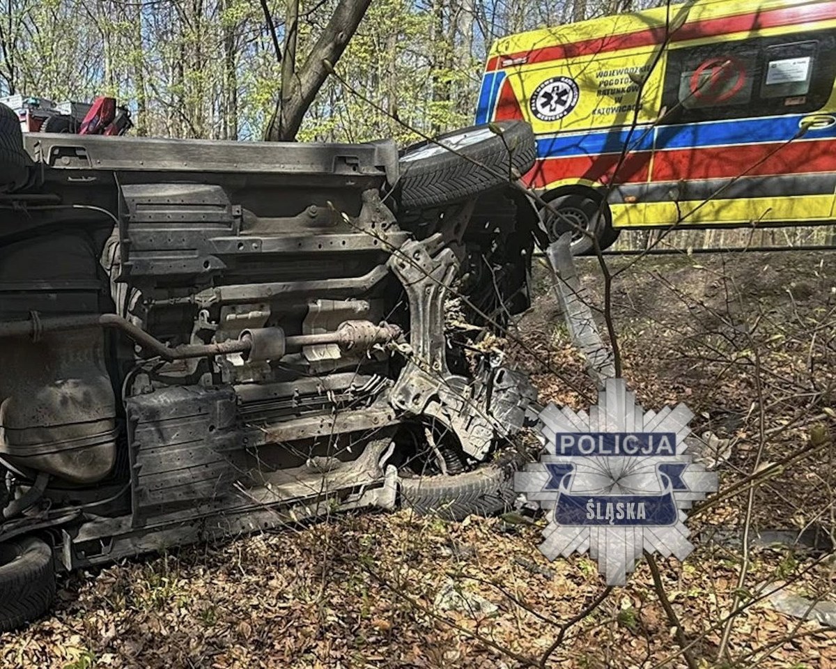 Groźny wypadek w Bytomiu. Kobieta trafiła do szpitala