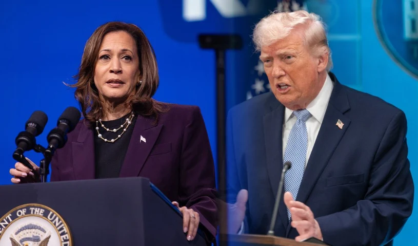 Iran to "nieudolna próba odwrócenia uwagi"? Harris uderza w Trumpa