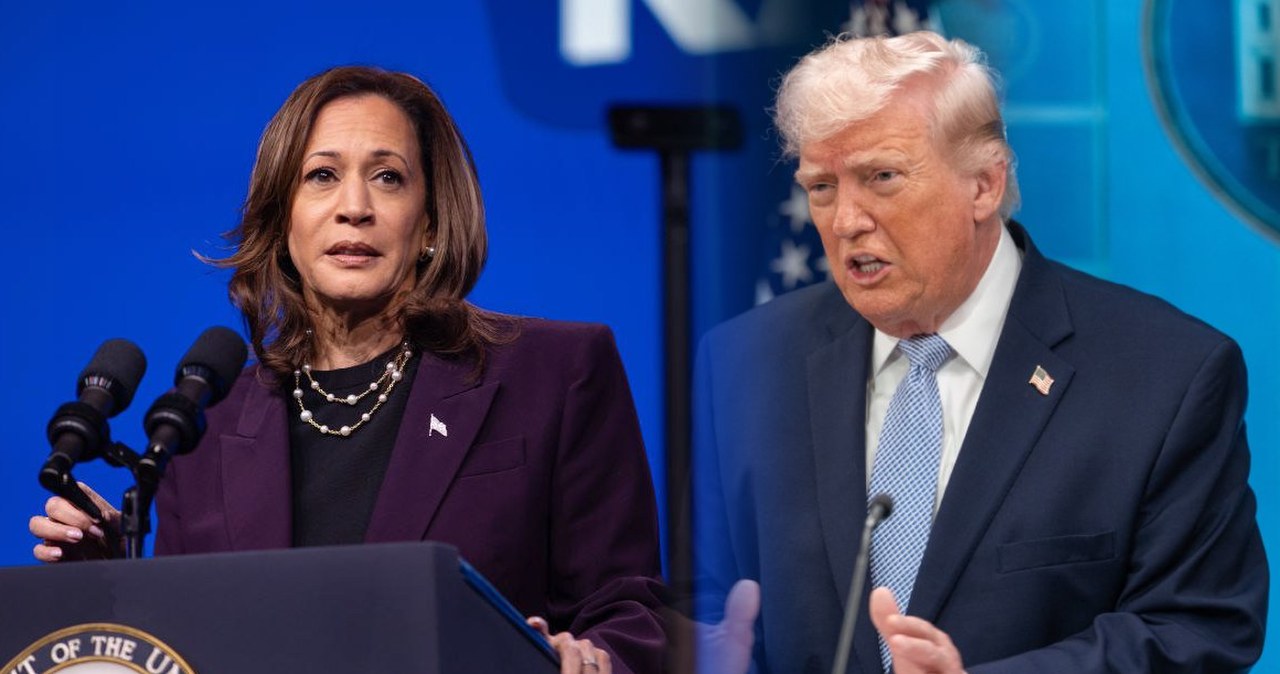 USA. Kamala Harris uderza w Donalda Trumpa. W tle Iran i dokumenty Epsteina