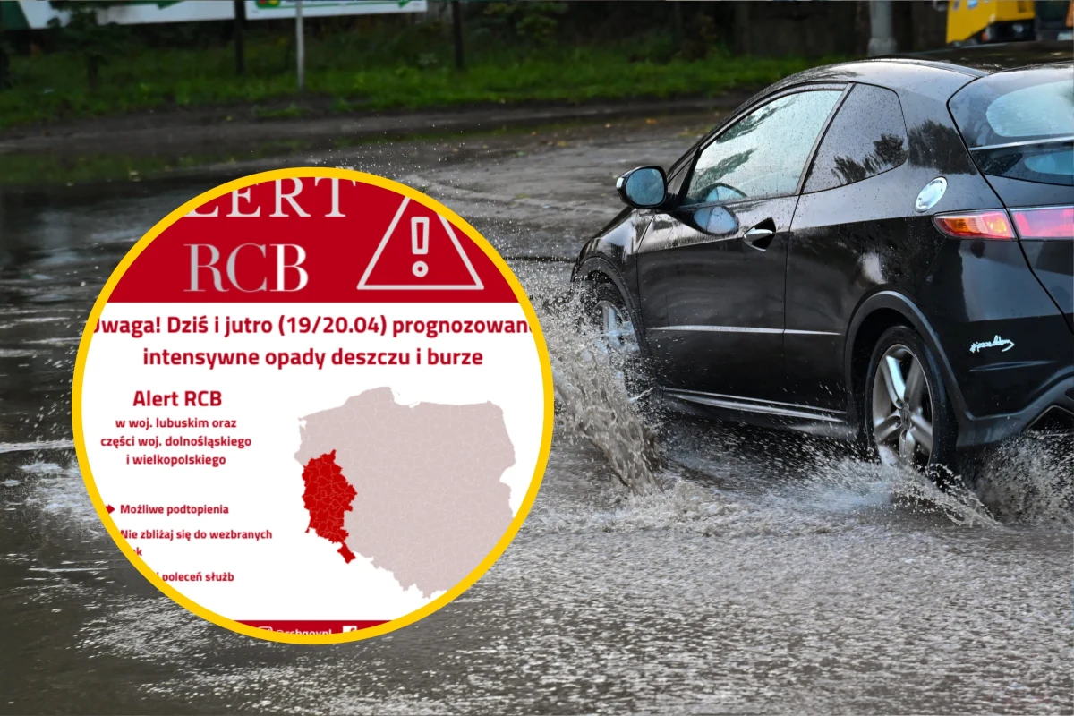 Zachodnia część Polski szykuje się na intensywne opady deszczu. Jak informuje resort spraw wewnętrznych, ryzyko gwałtownego wzrostu poziomu wody w rzekach dotyczy aż 9 województw. W Rządowym Centrum Bezpieczeństwa odbyła się dziś specjalna odprawa poświęcona sytuacji pogodowej. RCB rozesłało też alert do mieszkańców trzech województw.