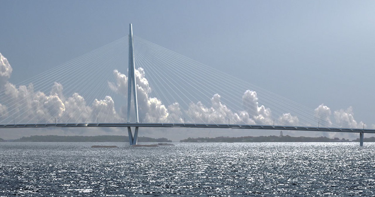 Najdłuższy most w Finlandii już otwarty. Samochody nie mają tam wstępu