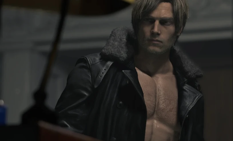 Leon rozpala zmysły fanów Resident Evil jak w "50 twarzach Greya"